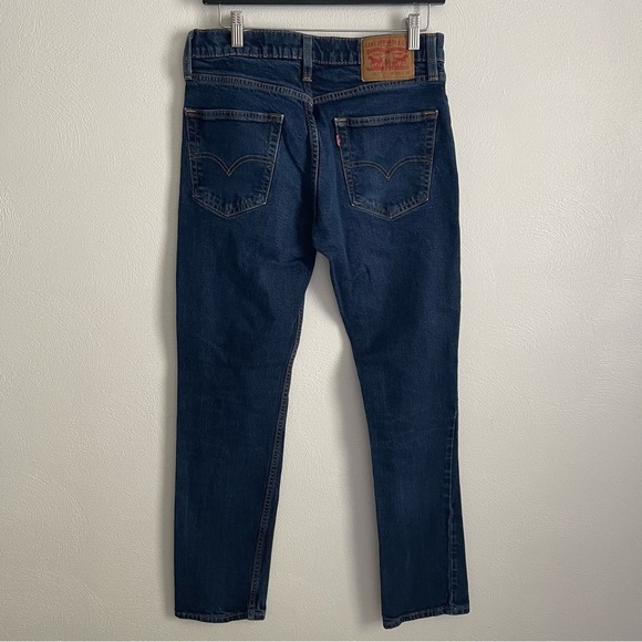 Levis Mens 511 Slim Fit Stretch Jeans 31x32 dark wash  Denim Cotton Blend‎ - Picture 12 of 13